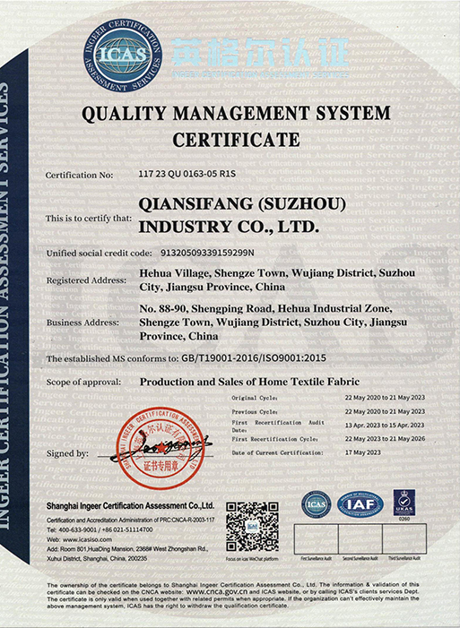 Certifikat ISO9001:2015